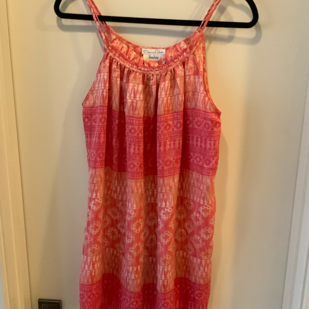 Oscar de la Renta Pink and Coral sleepwear